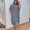 Vestido listrado