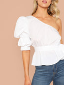 Blusa ombro único