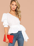 Blusa ombro único