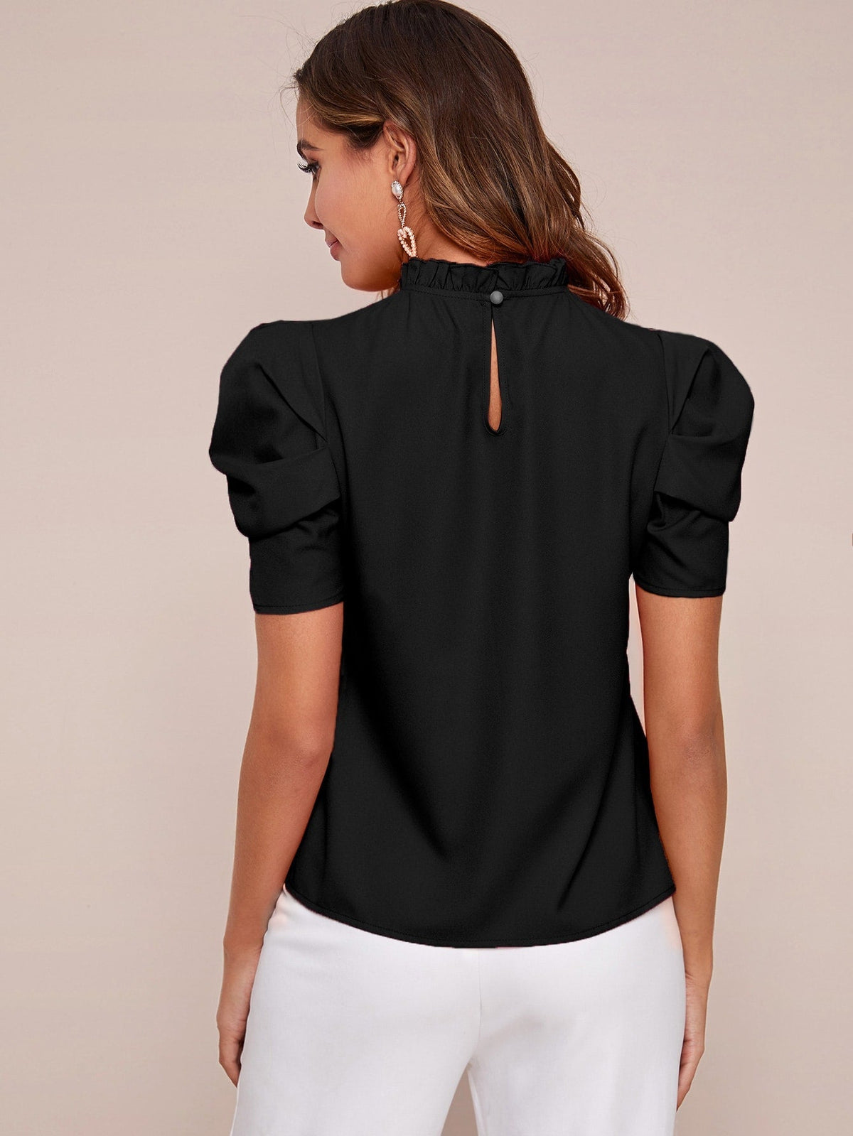 Blusa manga bufante