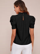 Blusa manga bufante