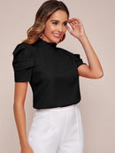 Blusa manga bufante