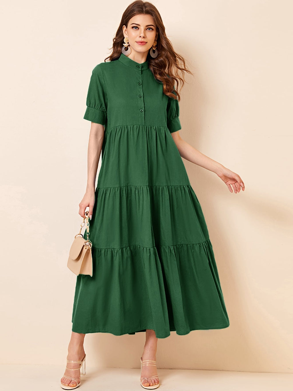 Vestido com babados