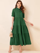 Vestido com babados