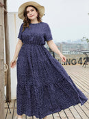 Vestido fluido estampado