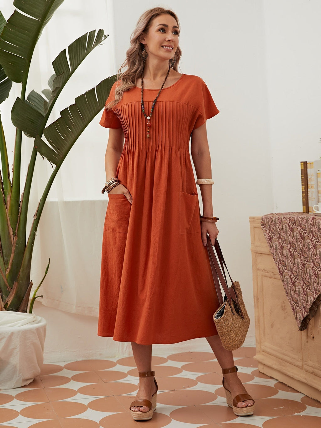 Vestido com bolso
