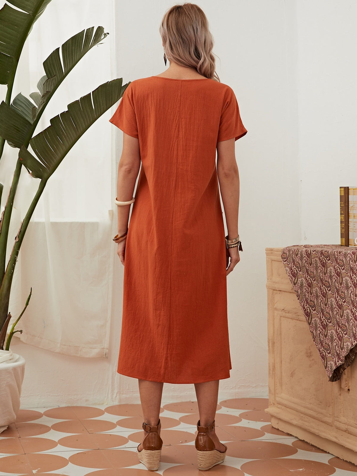 Vestido com bolso