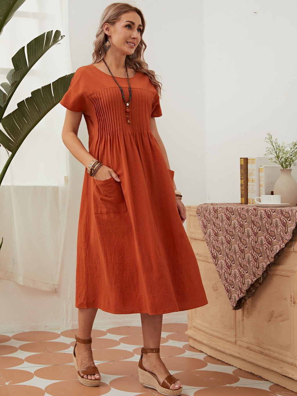 Vestido com bolso