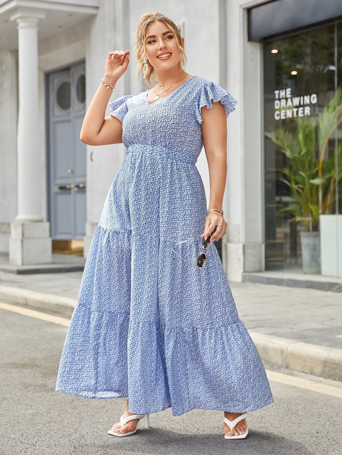 Vestido decote V