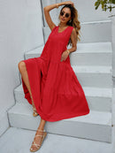 Vestido com babado