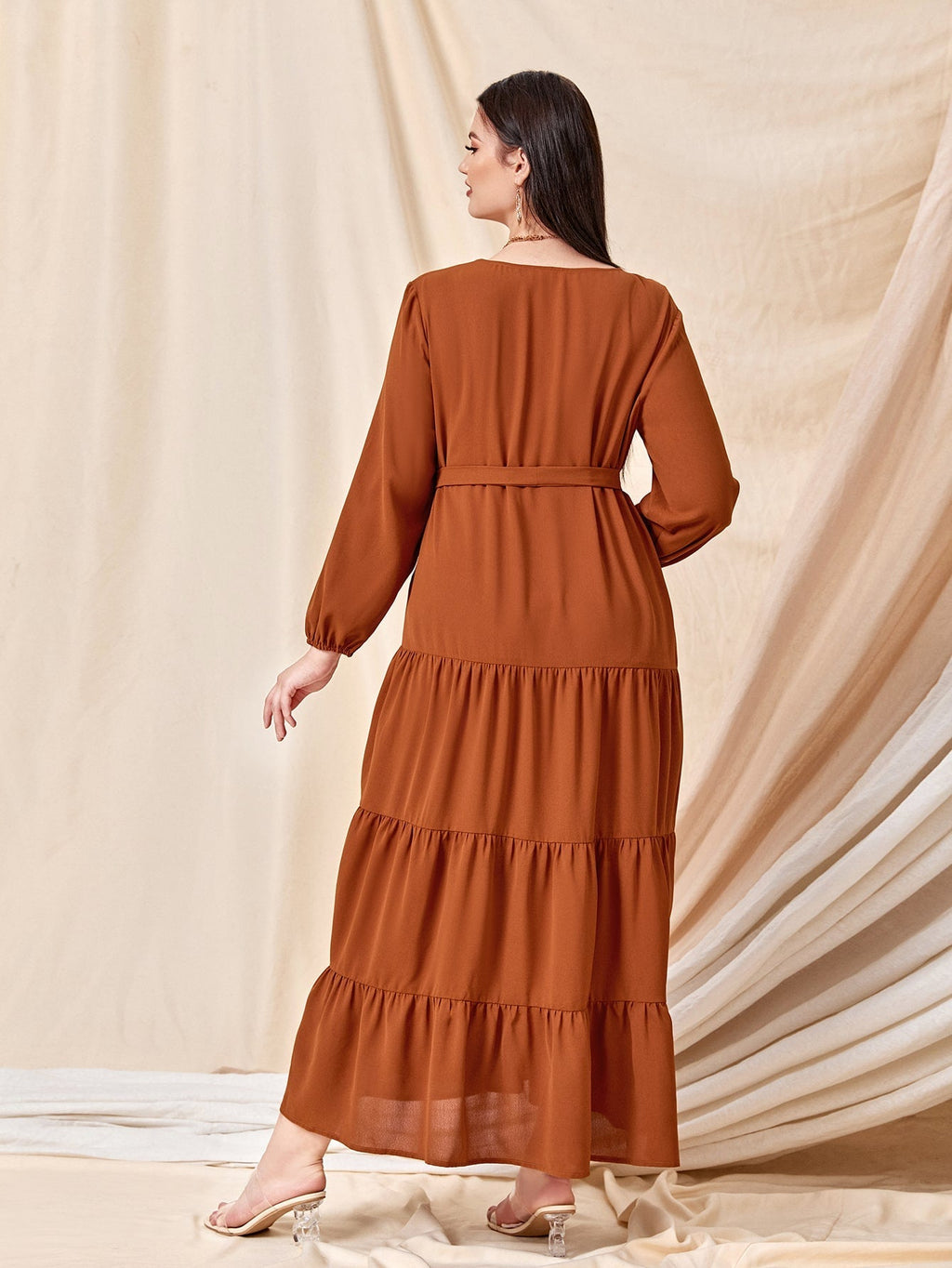 Vestido com babados