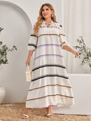 Vestido listrado