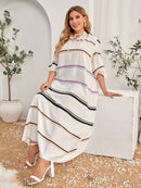 Vestido listrado