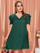 Vestido manga bufante