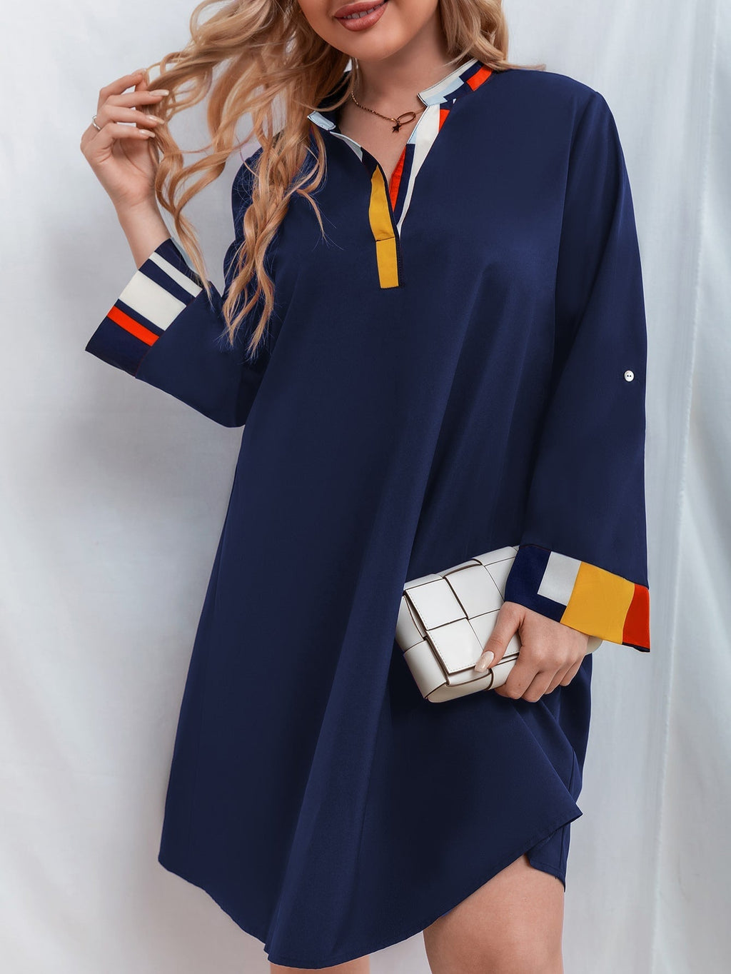 Vestido decote em V