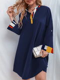 Vestido decote em V