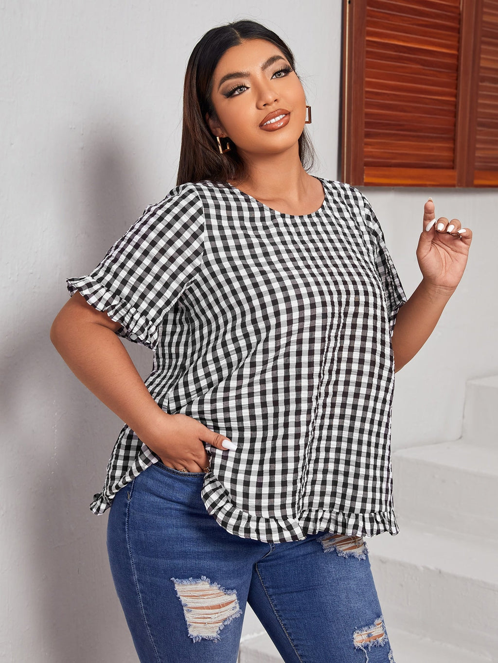 Blusa xadrez