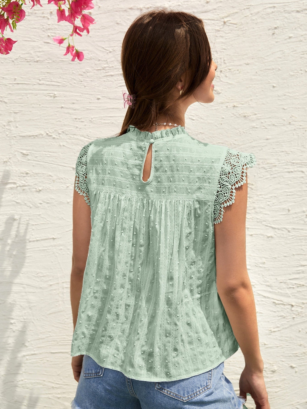 Blusa com renda