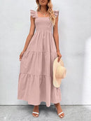 Vestido com babado