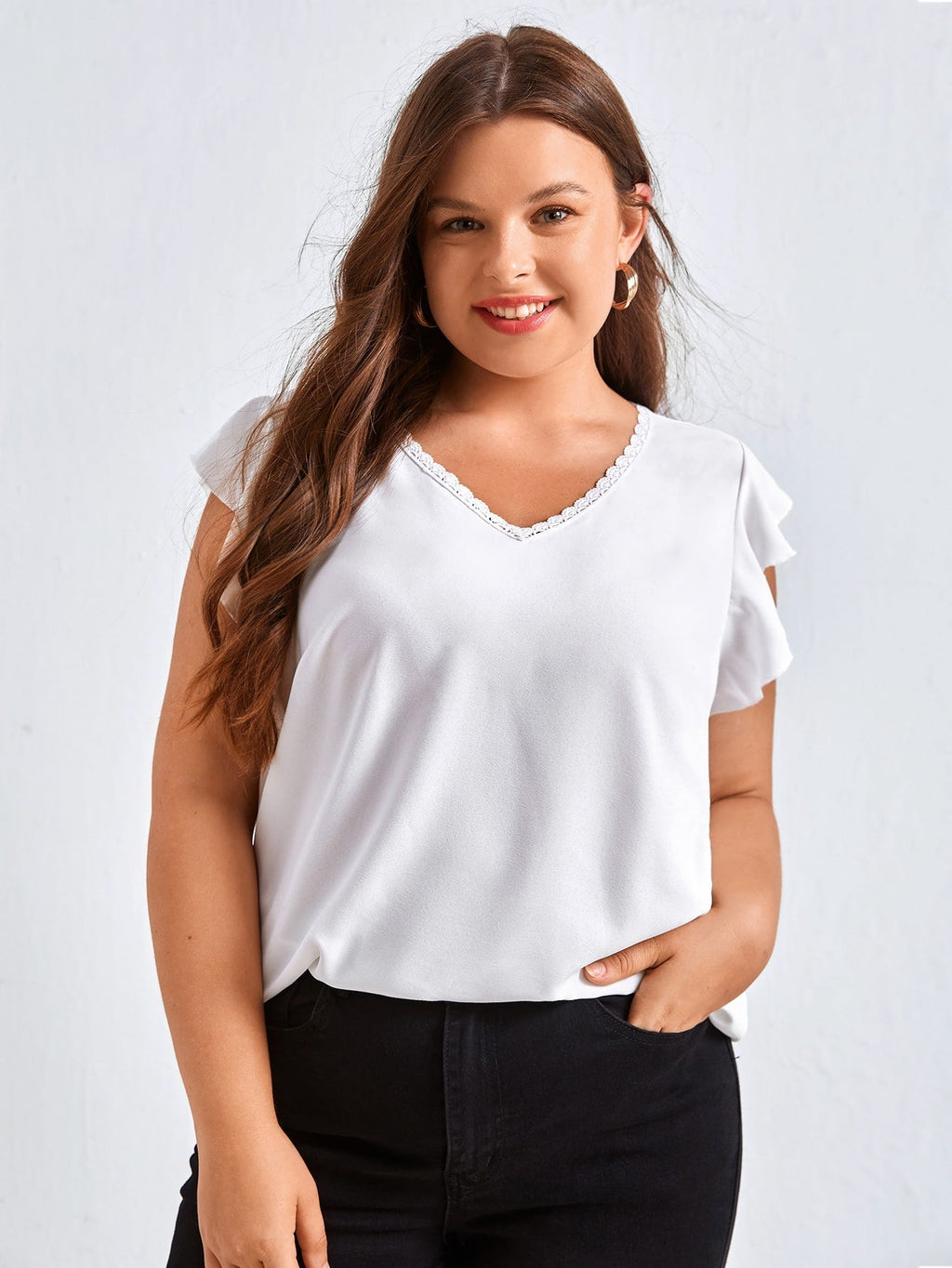 Blusa com renda