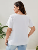 Blusa decote em V