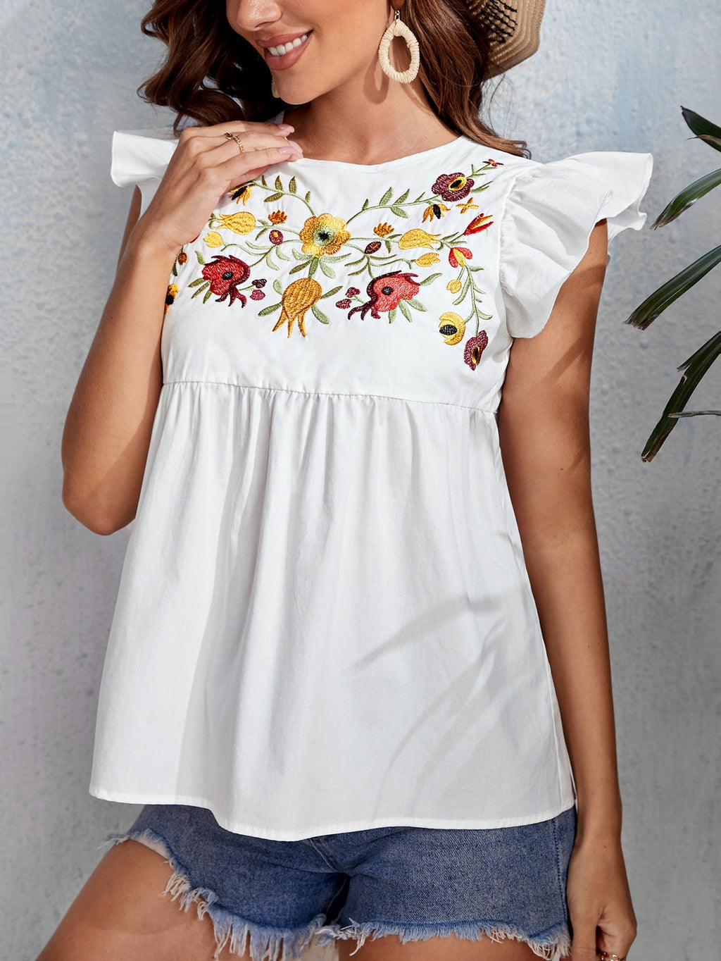 Blusa bordada