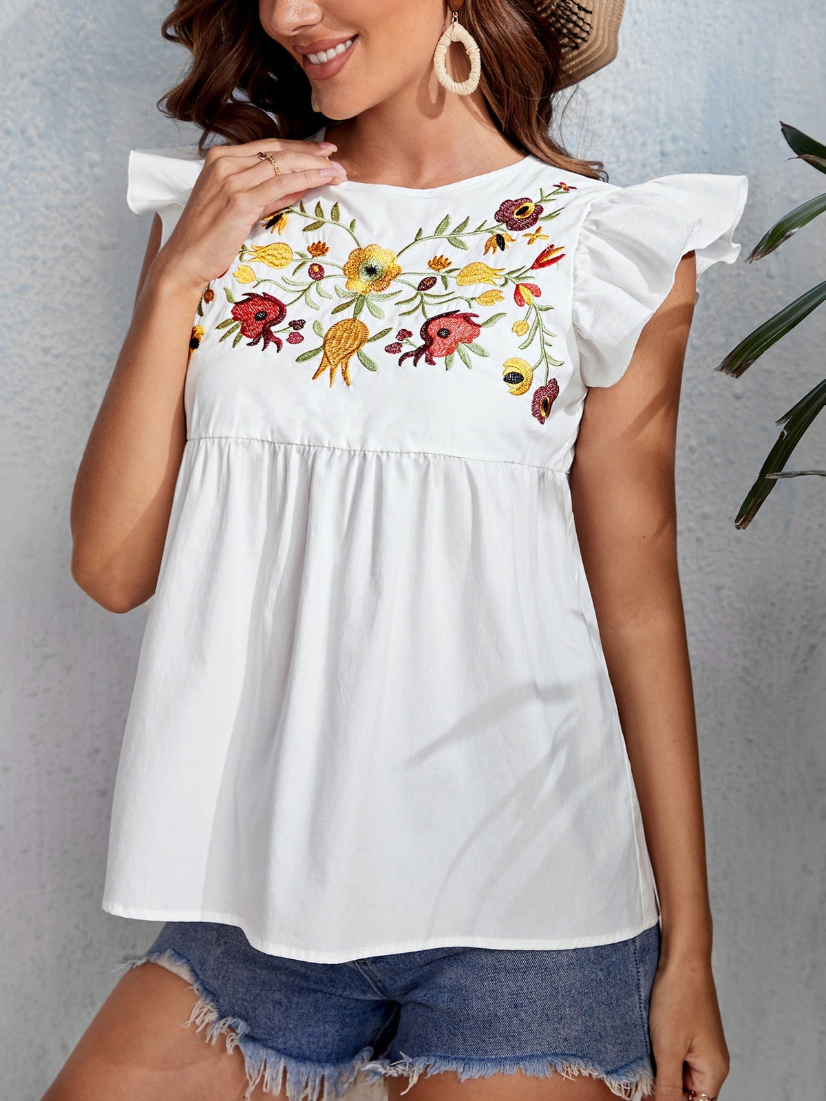 Blusa bordada