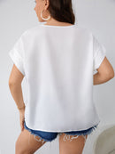Blusa com decote em V