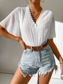 Blusa ponto suíço