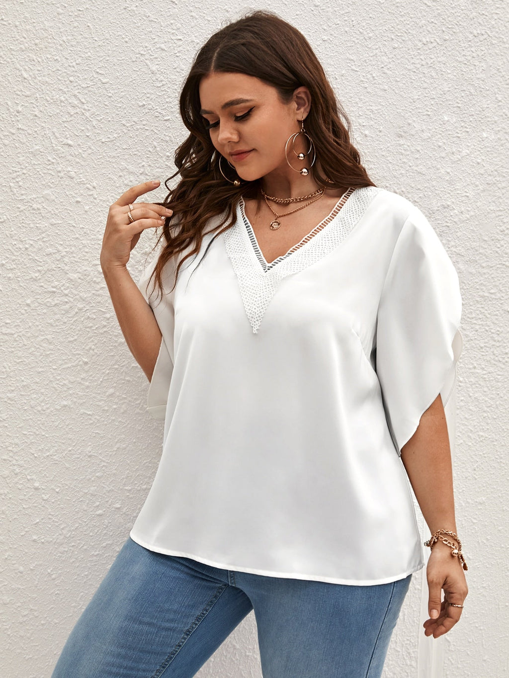 Blusa com renda