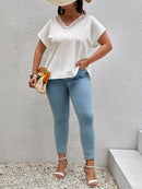 Blusa com detalhes em renda