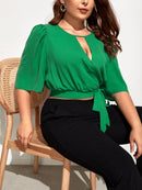 Blusa com laço