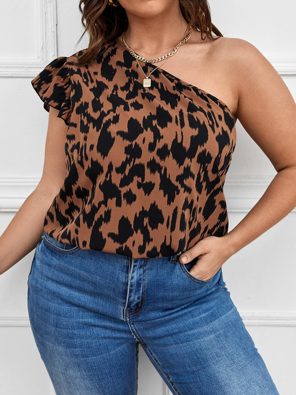 Blusa ombro único