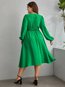 Vestido manga longa