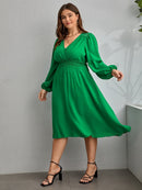 Vestido manga longa