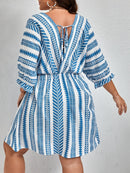 Vestido listrado