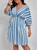 Vestido listrado