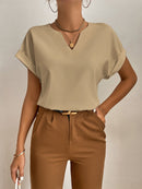 Blusa decote em V