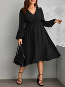 Vestido manga longa