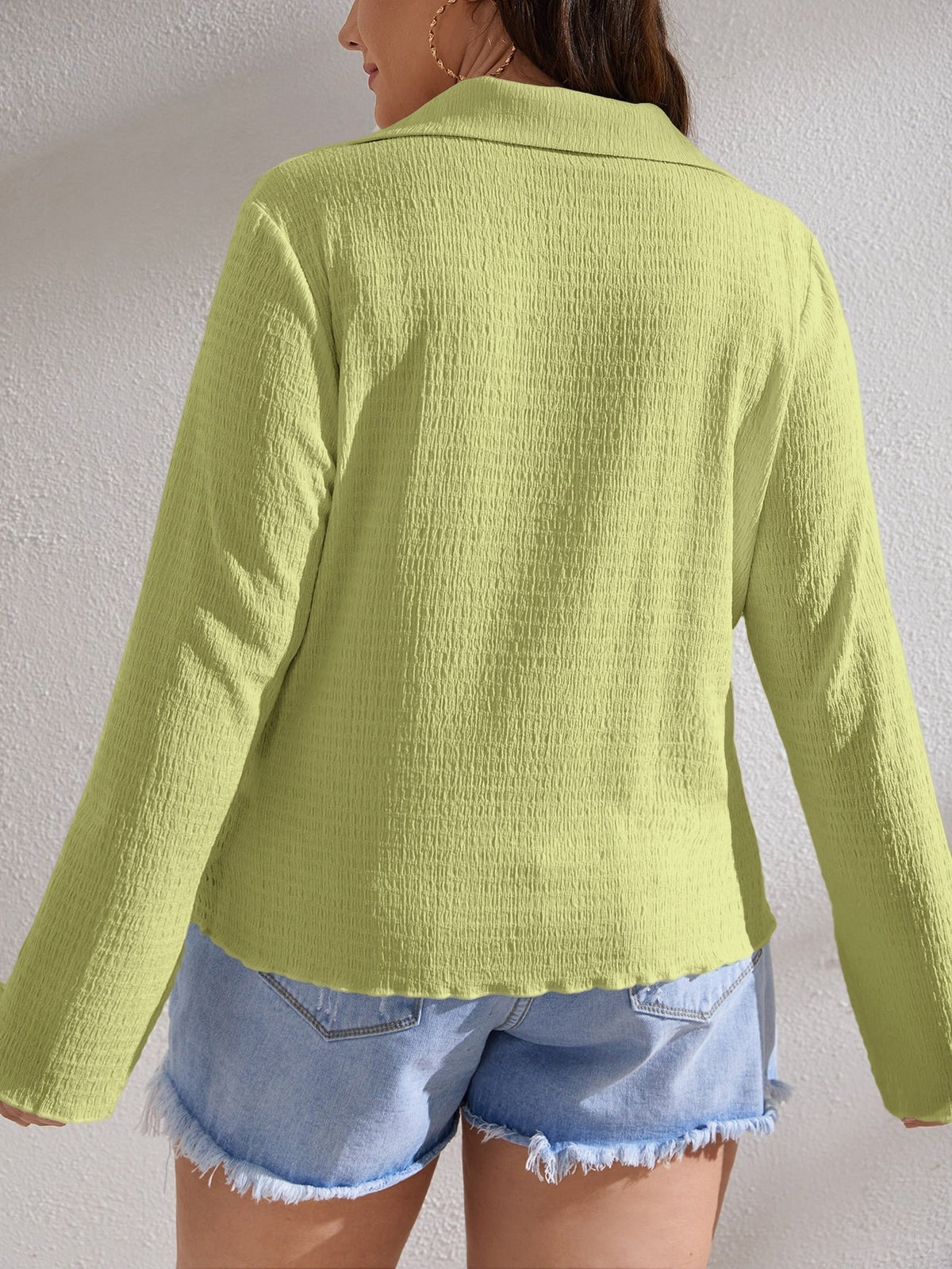 Camisa tecido Texturizado