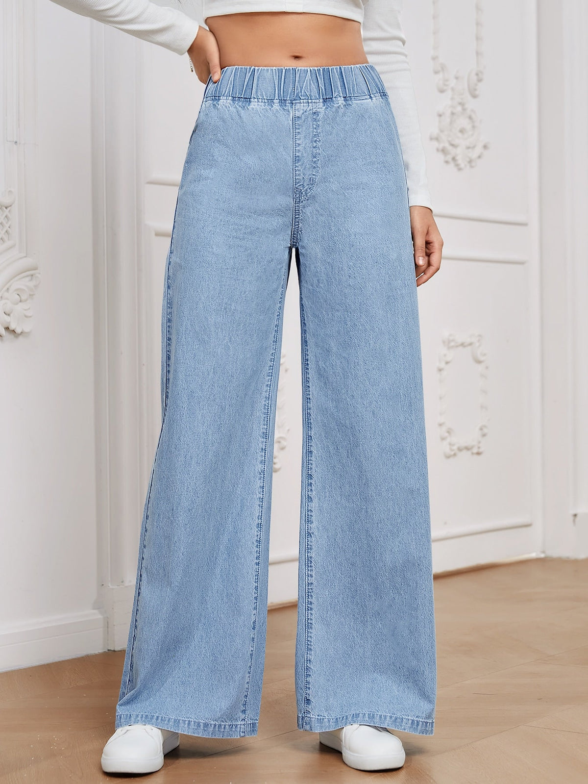 Calça Jeans Wide Leg