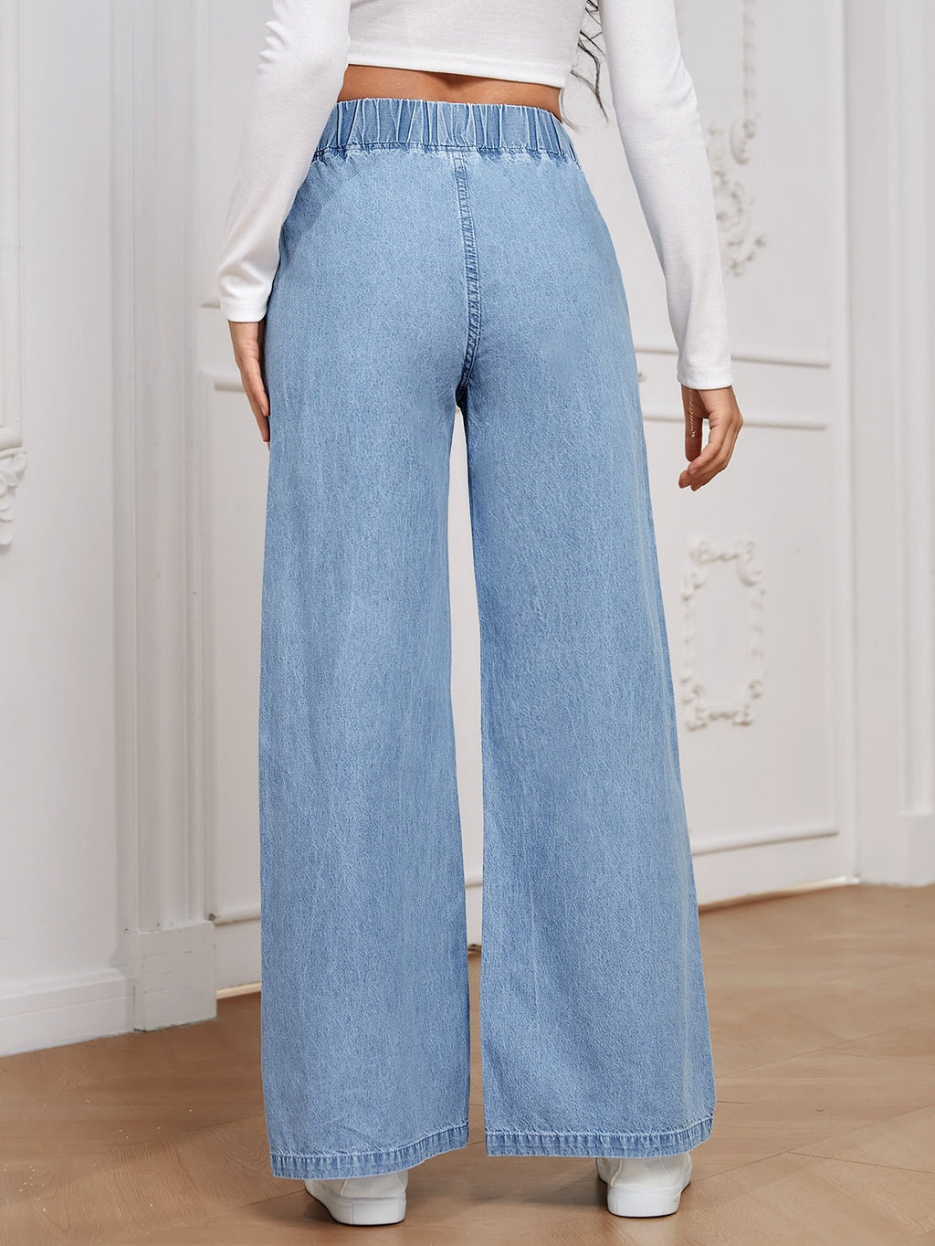 Calça Jeans Wide Leg