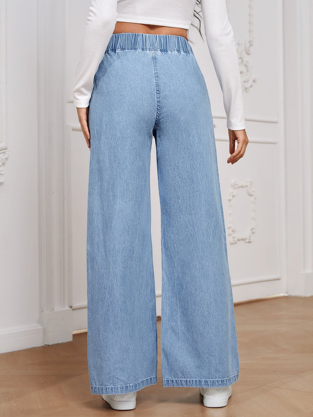 Calça Jeans Wide Leg