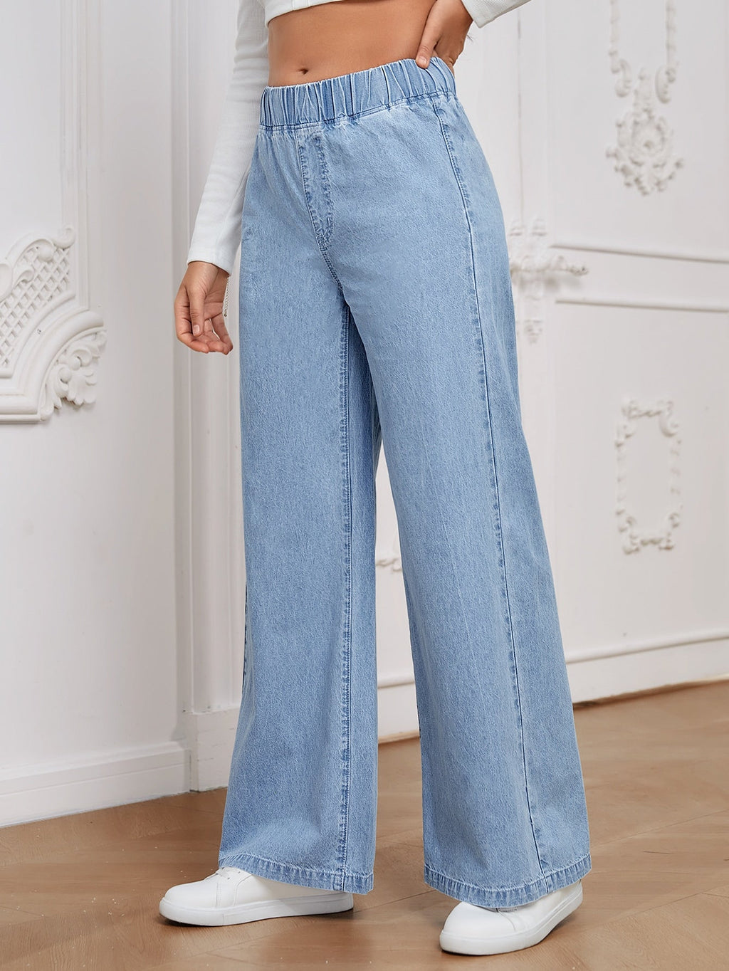 Calça Jeans Wide Leg
