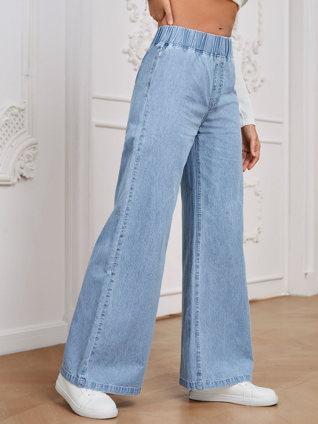 Calça Jeans Wide Leg