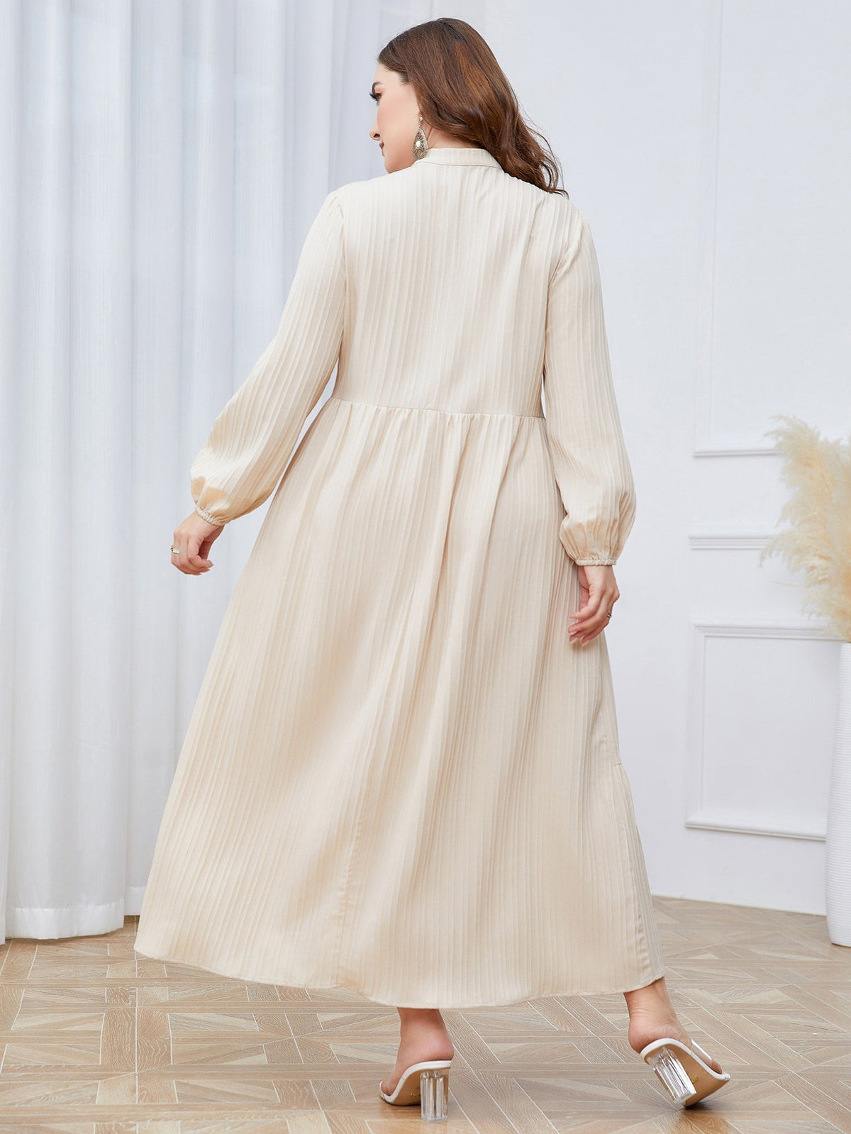 Vestido com babado