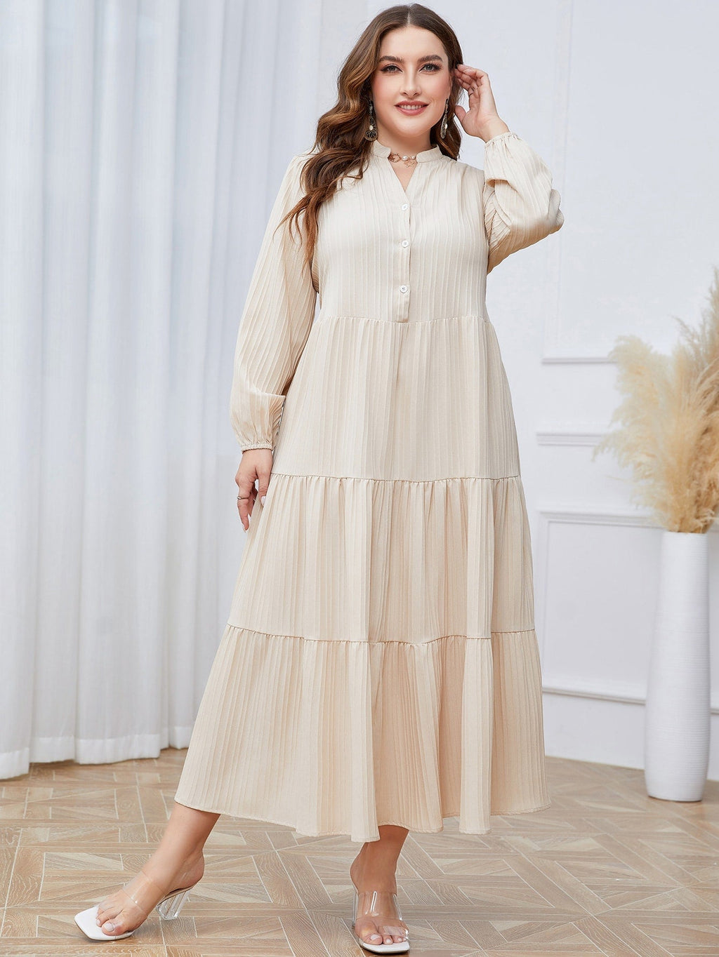 Vestido com babado