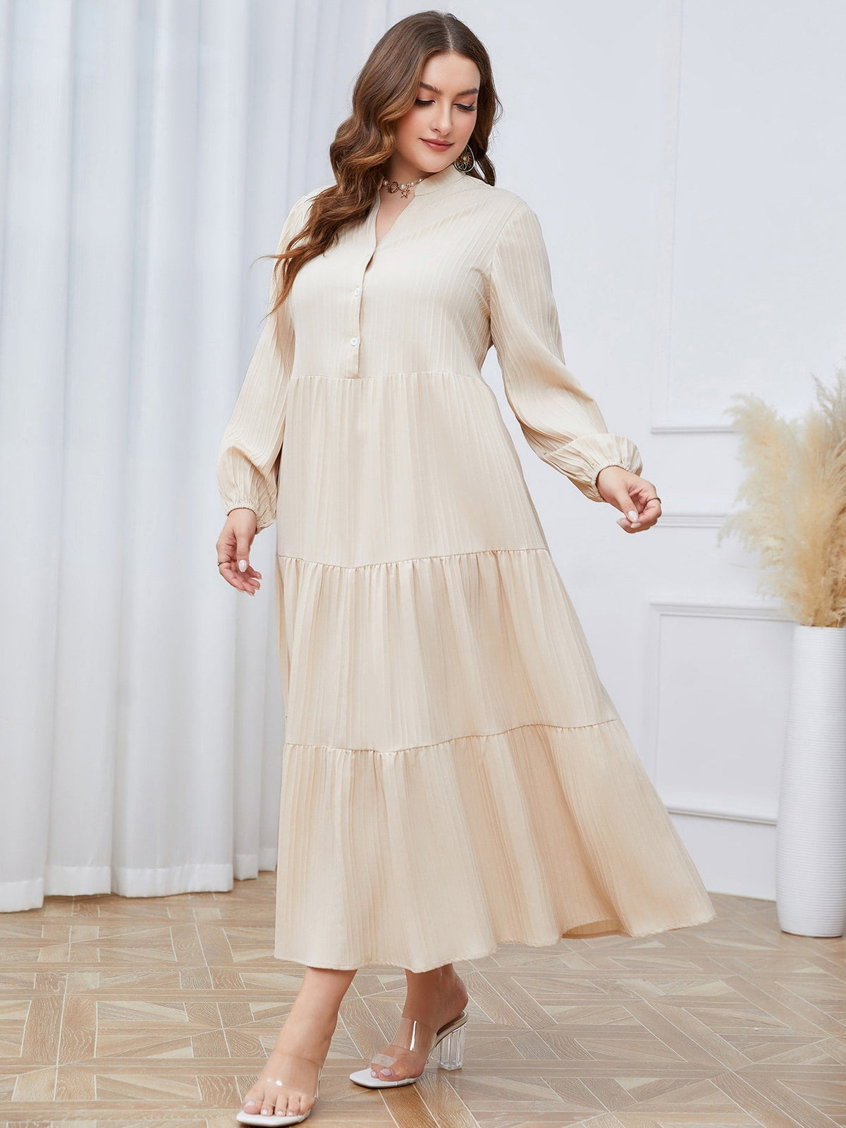 Vestido com babado