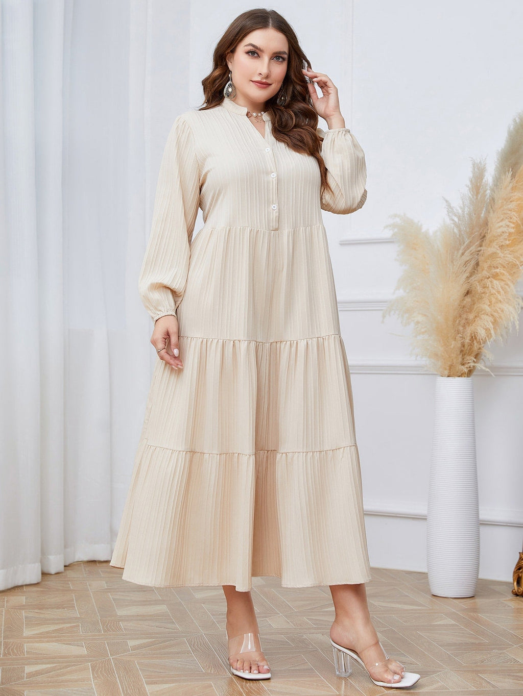 Vestido com babado