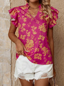 Blusa com estampa floral
